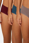 Triumph High Rise Full Coverage Hipster Panty (Pack of 3) - Multicolor — thumbnail 1